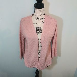 Time & Tru Light Pink Cardigan